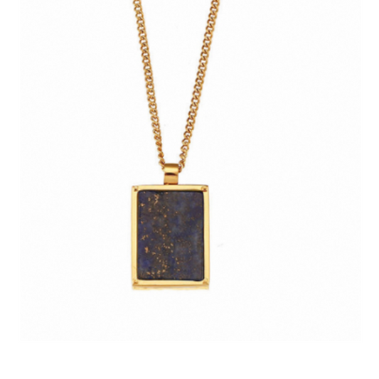 Amulet kamień szlachetny lapis lapis lazuli, naszyjnik