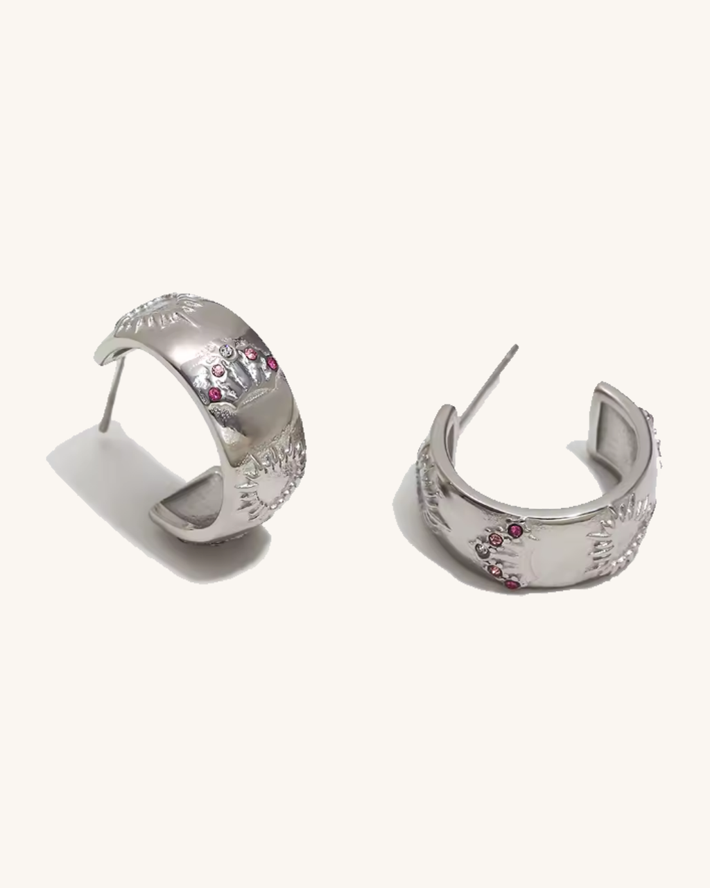 Divine Empress - Kolczyki koła tarota Cesarzowa