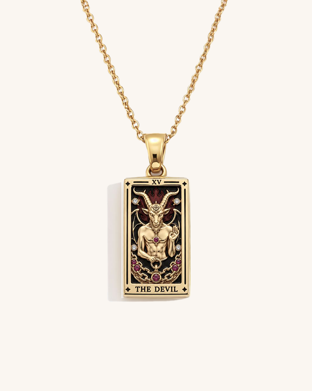 Naszyjnik Tarot Devil