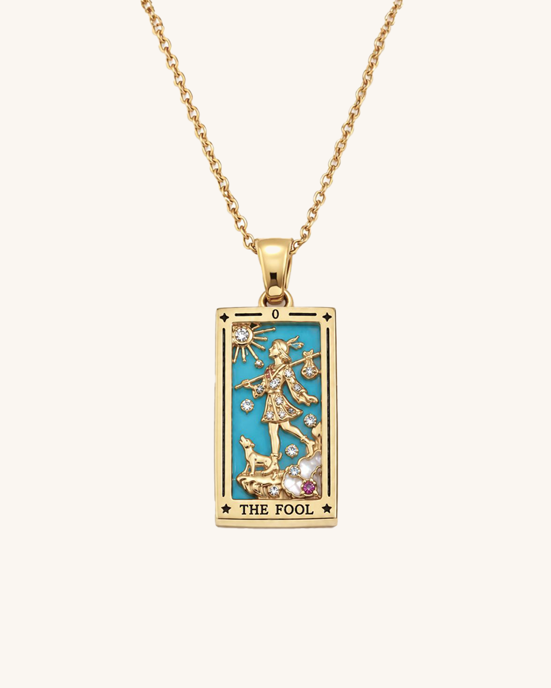 Naszyjnik Tarot Głupiec