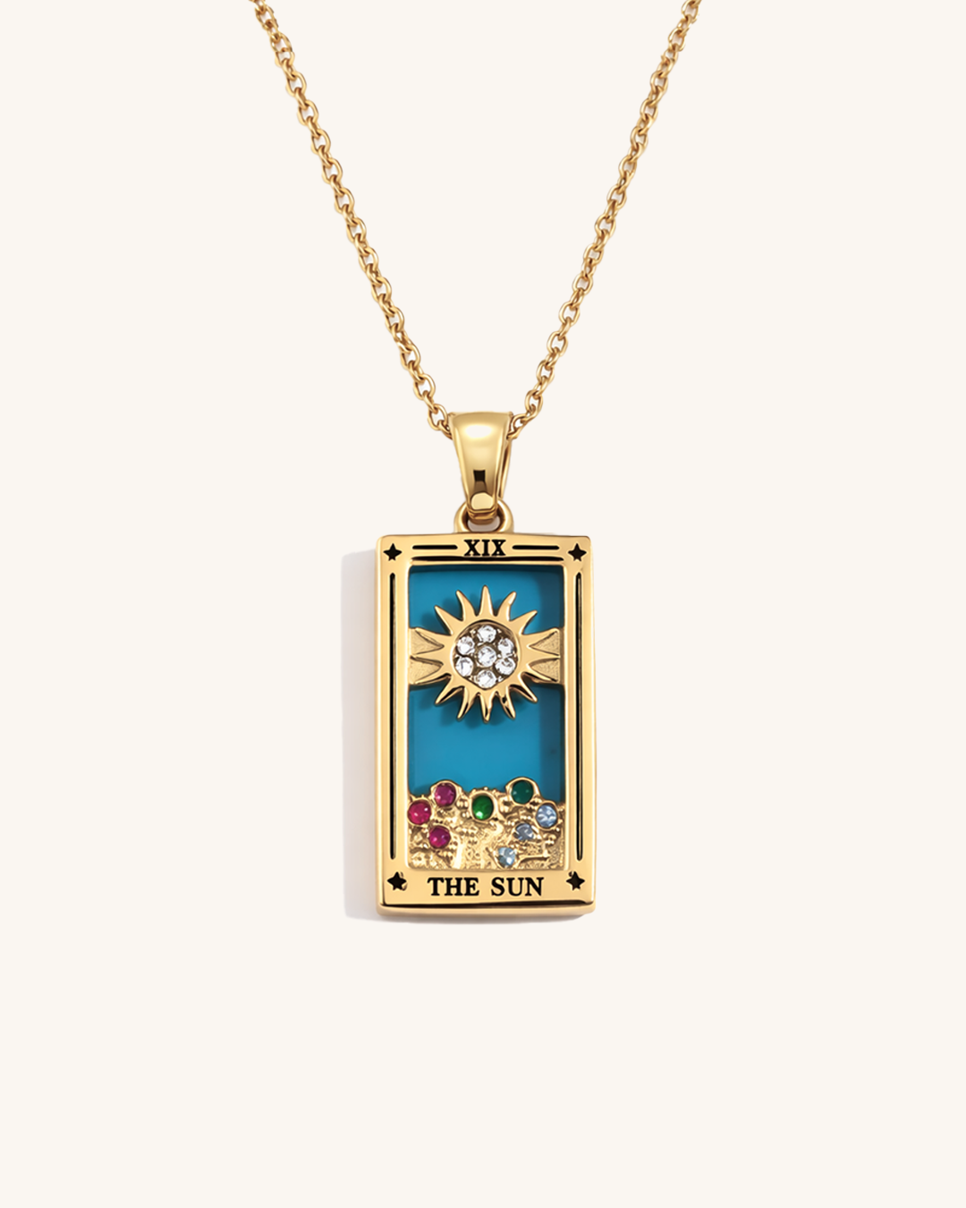 Naszyjnik Tarot Słońce