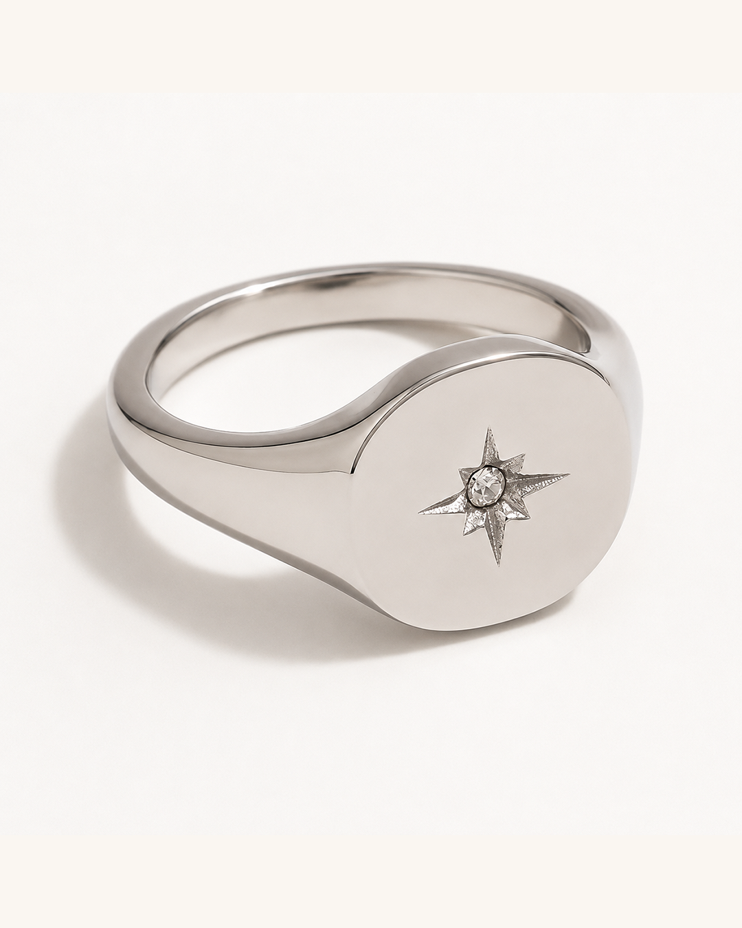 Starlit Compass - pierścionek z Gwiazdą Polarną